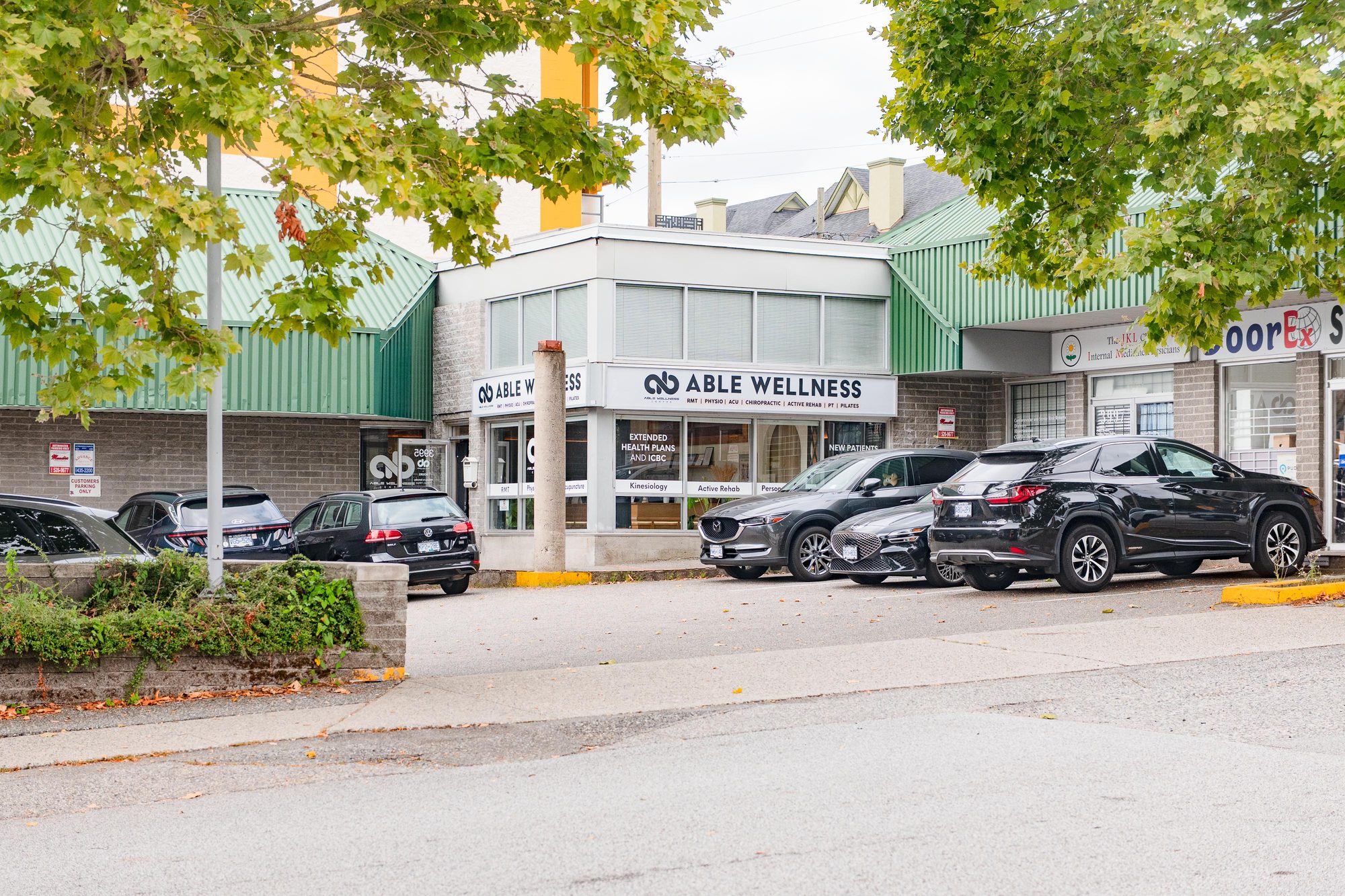 The Able Wellness storefront seen from East Hastings