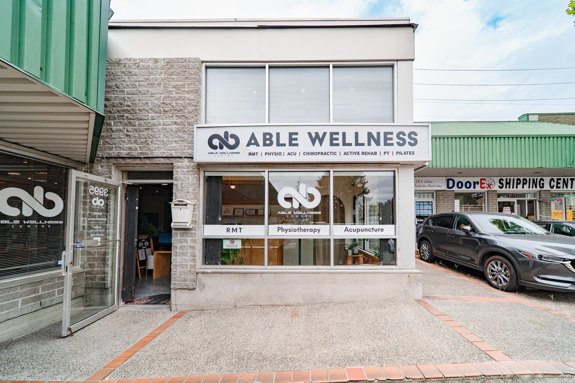 The Able Wellness storefront on East Hastings