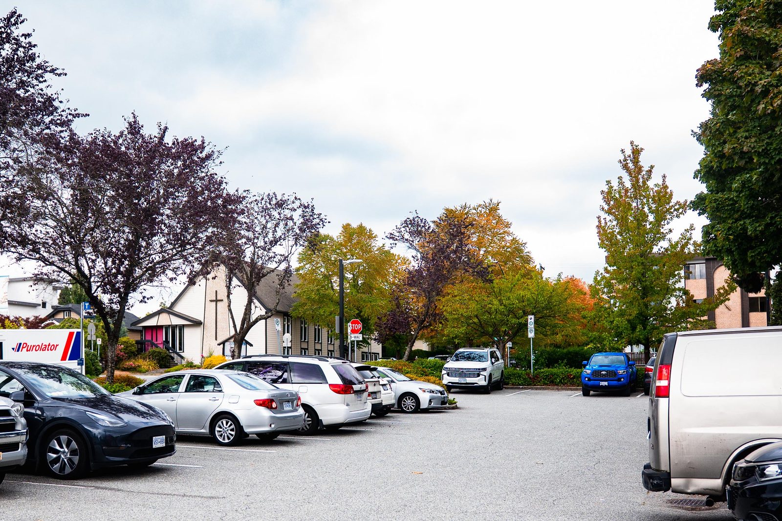 A City of Burnaby public parking lot
